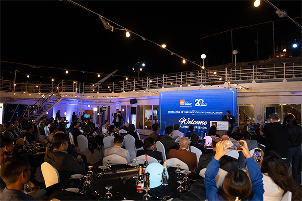 SP Jain celebrates 20 years of excellence aboard the iconic QE2 in Dubai