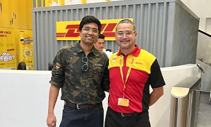 Students Gain Practical Insights at DHL Logistics Warehouse